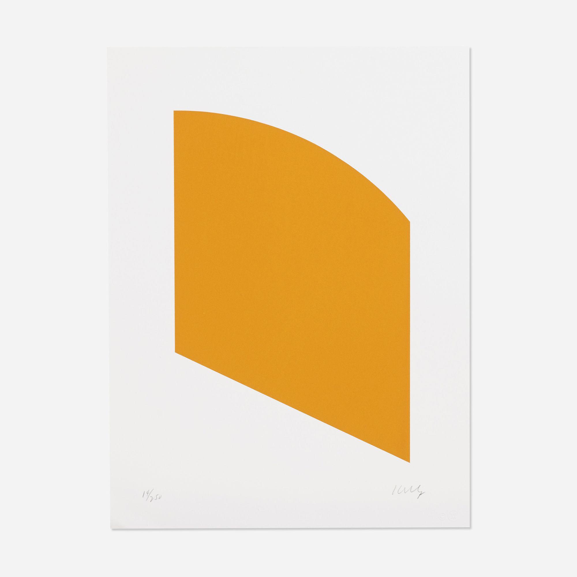 Orange Curve Logo - 235: ELLSWORTH KELLY, Orange (Curve) < Art + Design, 24 September ...