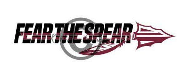 Fear the Spear Logo - Spear Svg Fear The Spear Svg Knockout Svg Spear Dxf Dxf