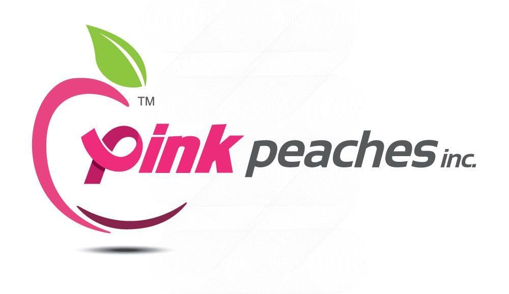 Peaches Logo - Pink Peaches Inc