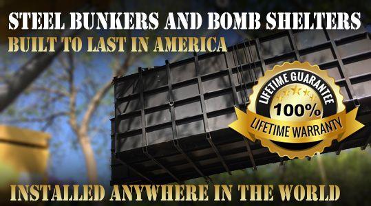 Companies with a Bomb Logo - Rising S Company - All Steel Bunkers and Bomb Shelters