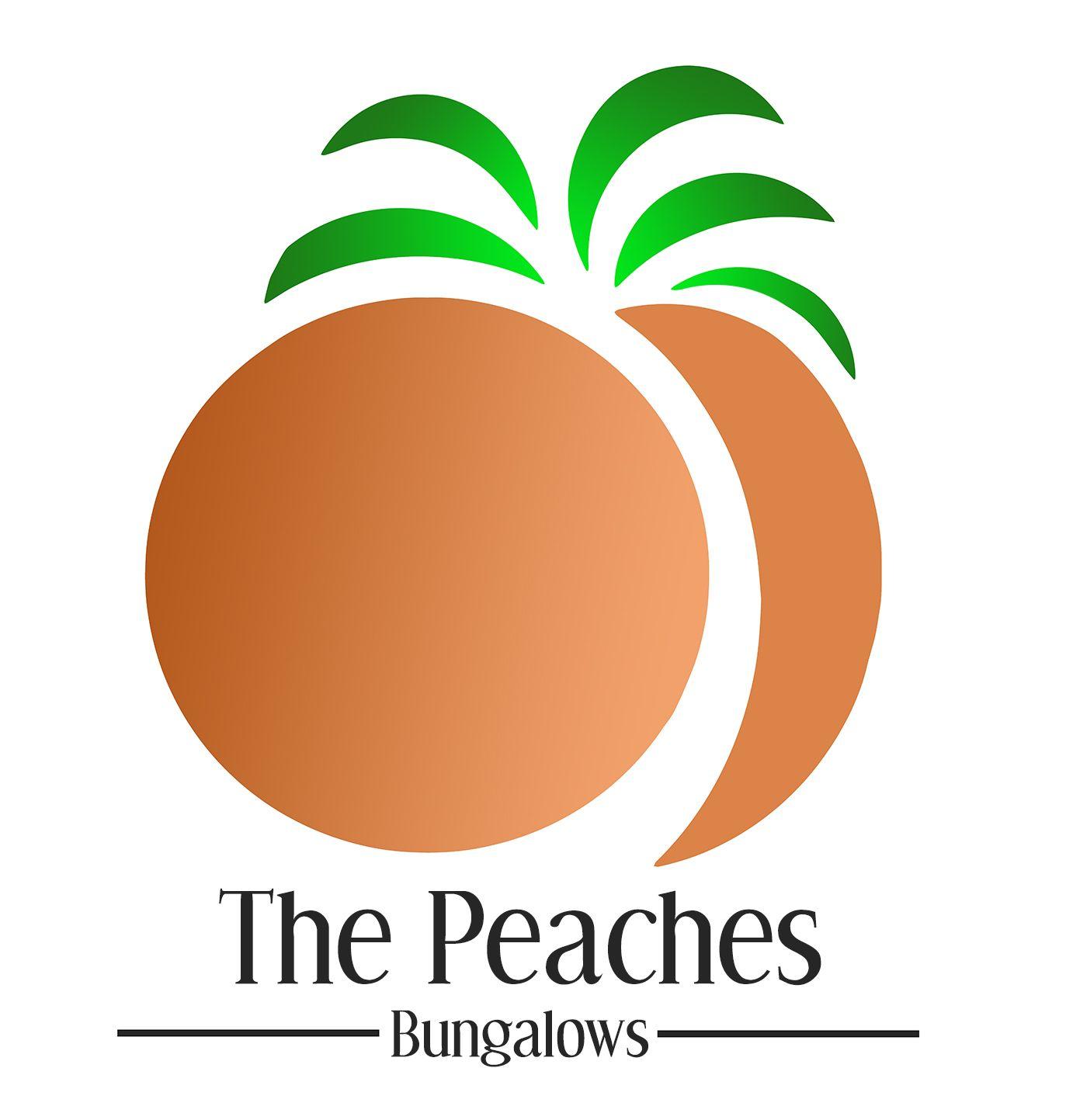 Peaches Logo - Logo Design for The Peaches Bungalows