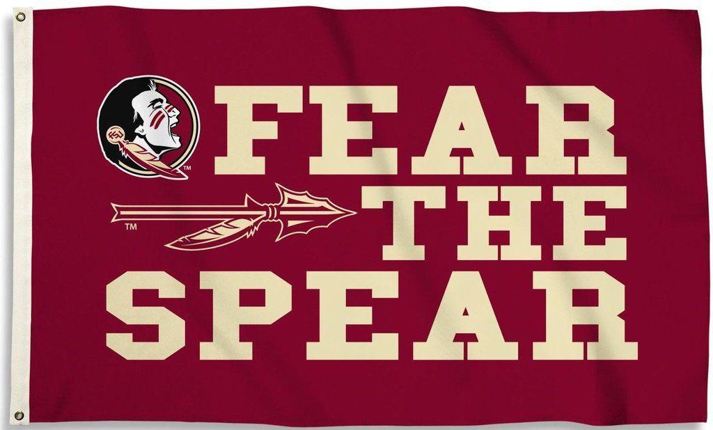 Fear the Spear Logo - NCAA Florida State Seminoles 3' X 5' Flag Fear The Spear ...