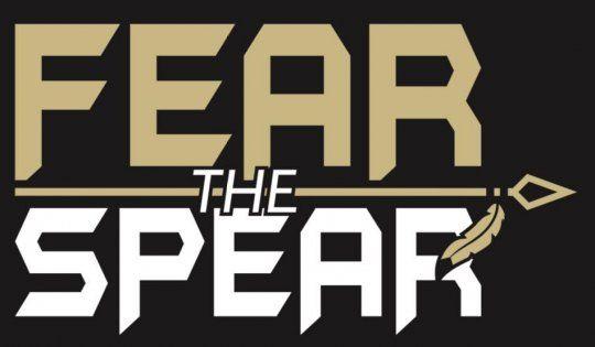 Fear the Spear Logo - Aboriginal Sport and Recreation New Brunswick : Powered