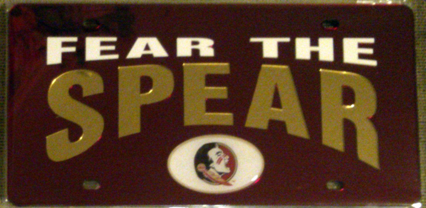 Fear the Spear Logo - Amazon.com : Florida State Seminoles FEAR THE SPEAR SD55493 Red