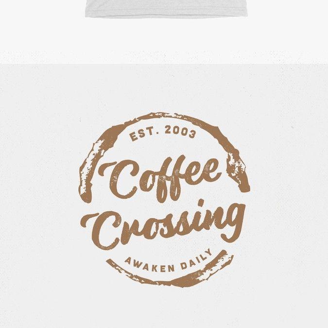 Coffee Crossing Logo - Create rustic/industrial design for Coffee Crossing merchandise ...