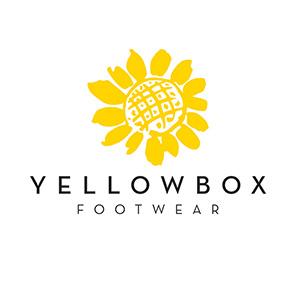 Black and Yellow Box Logo - Yellow Box Delevingne Gold Women's Slides - Ashton House