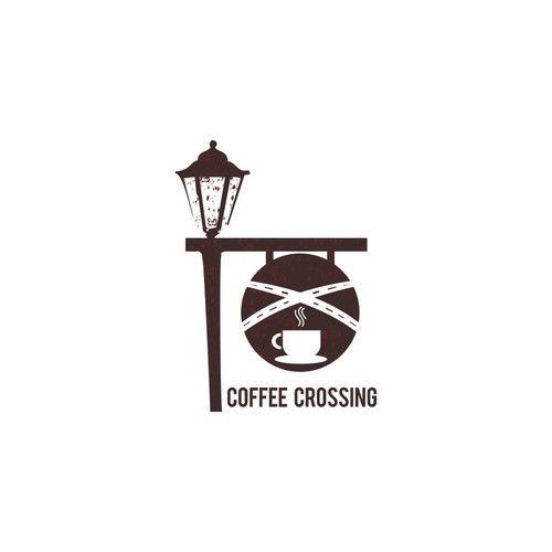 Coffee Crossing Logo - Coffee shop logo redesign | Logo design contest