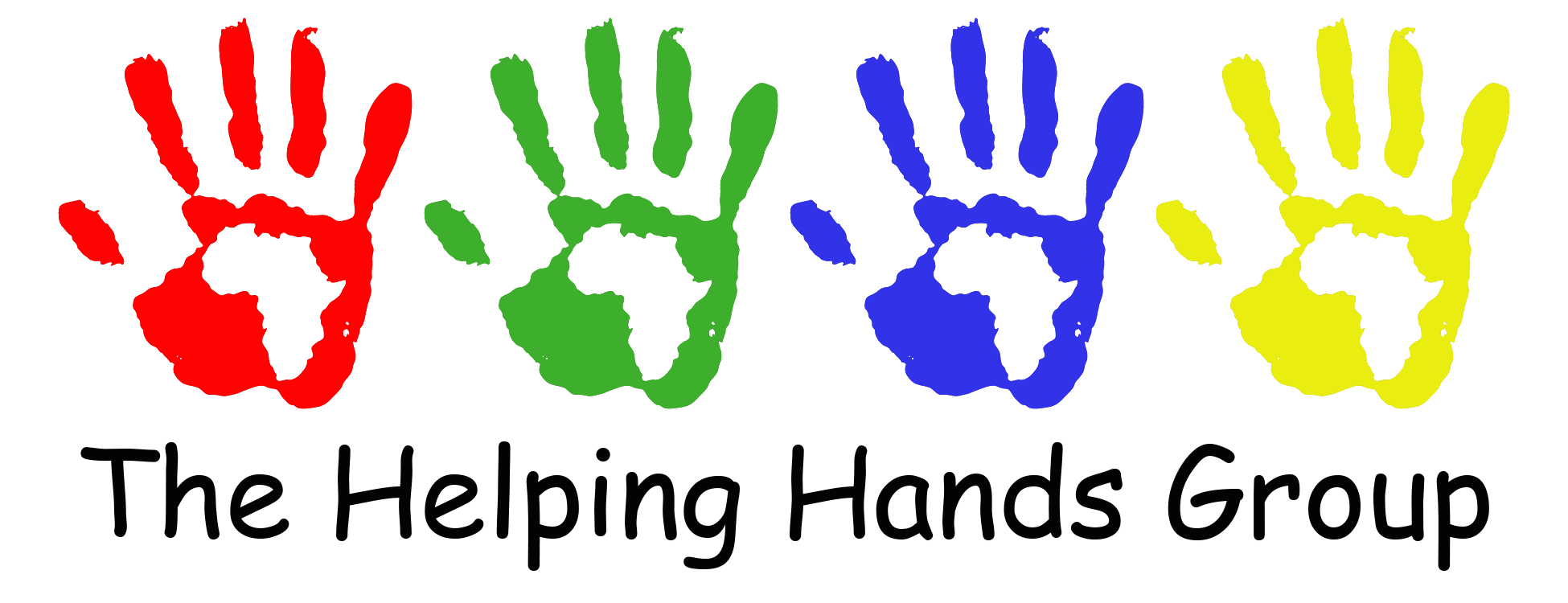 Colored Hands Logo - Donate. The Helping Hands Group