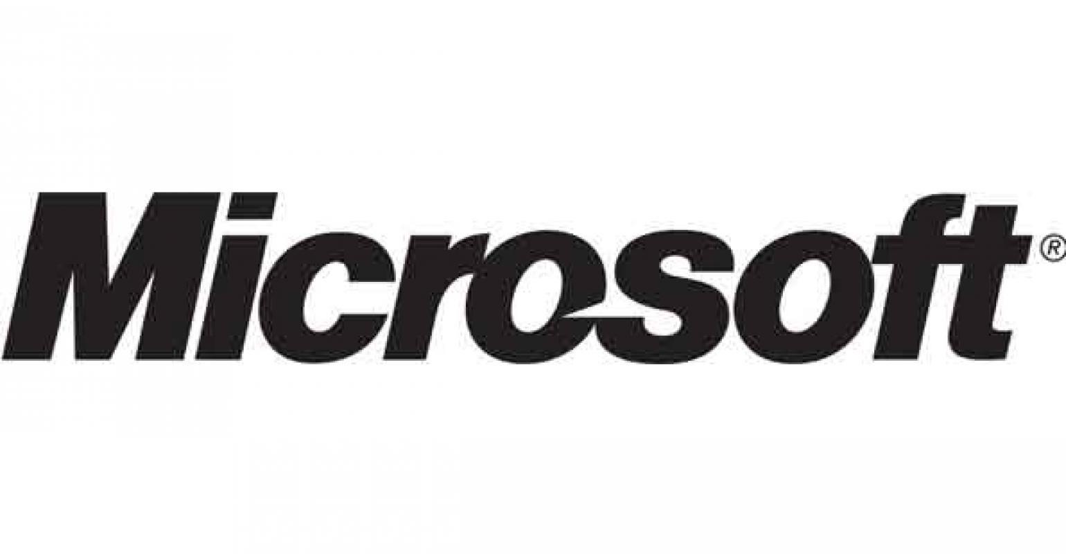 First Microsoft Logo - Microsoft Suffers First Ever Loss On Write Down