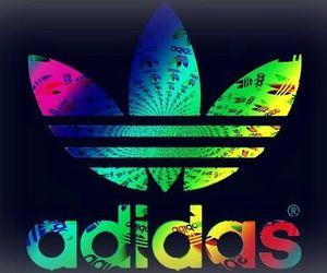 colourful adidas logo
