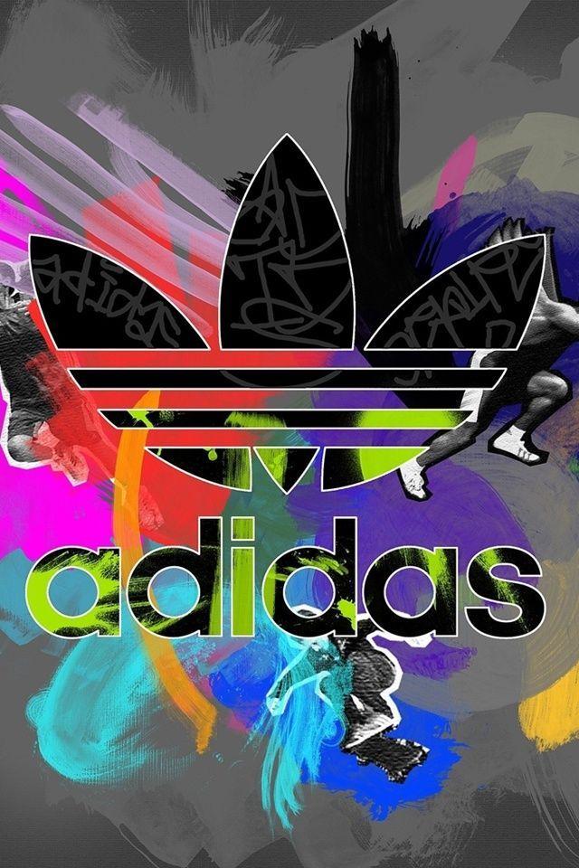 Colorful Adidas Logo - Colorful Adidas Logo | puletasi | Adidas, Adidas logo, Adidas originals