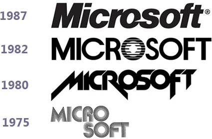 First Microsoft Logo - Microsoft's Makeover: the New Logo — SitePoint