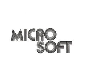 First Microsoft Logo - Historical Note