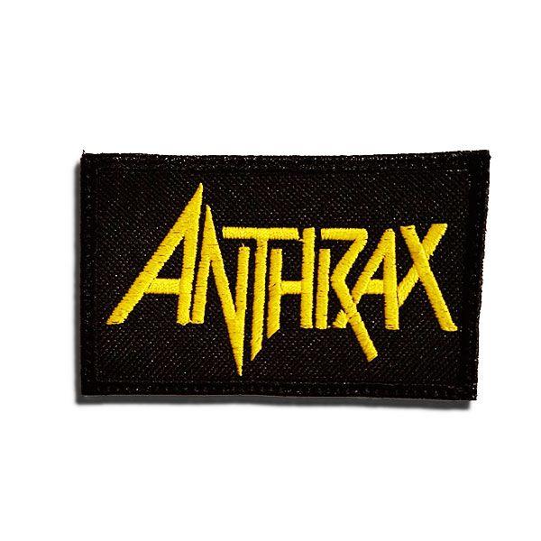 Black and Yellow Box Logo - Anthrax Yellow Box Logo - Yuri's Records