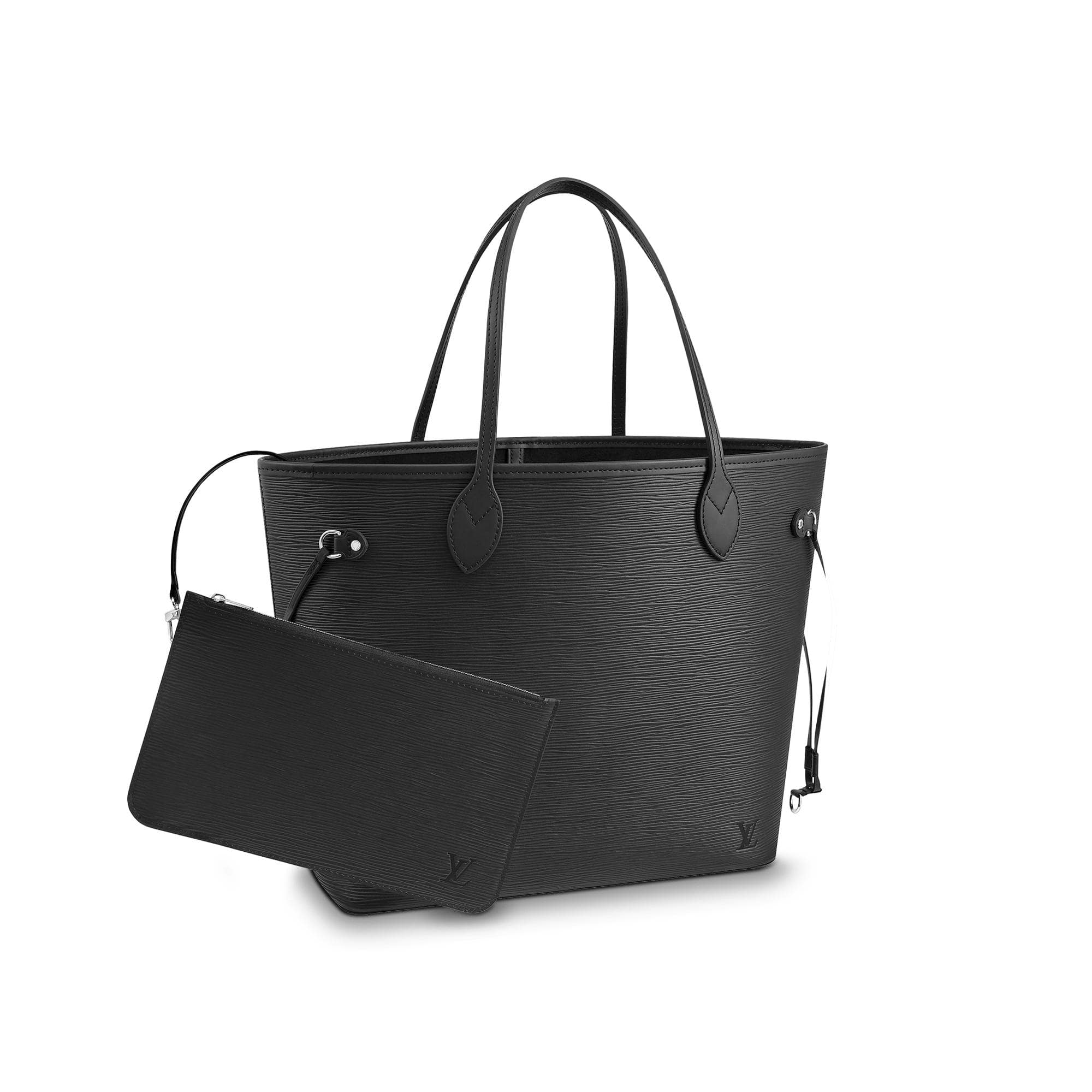 Louis Vuitton Black Logo - Neverfull MM Epi Leather