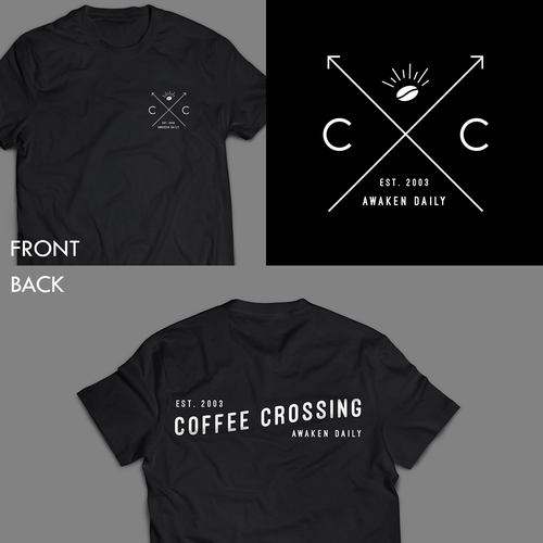 Coffee Crossing Logo - Create rustic/industrial design for Coffee Crossing merchandise ...