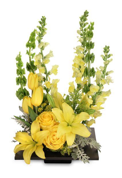 Yellow Flower Candy Company Logo - YOLO Yellow Arrangement in Cedar City, UT - Boomer's Bloomers & The ...