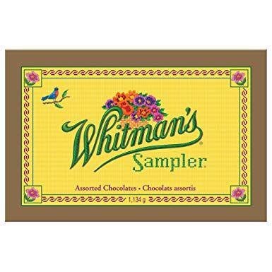 Yellow Flower Candy Company Logo - Whitman's Giant Sampler of Assorted Premium Chocolates, 40oz Box- 14