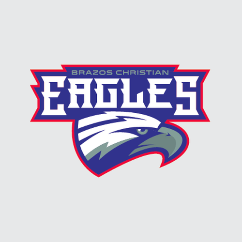Brazos Logo - Design an orignal EAGLE mascot for Brazos Christian School. Logo