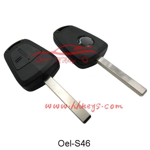 Blank Round Logo - Opel 2 Button Remote key Blank (Round Logo)., Ltd