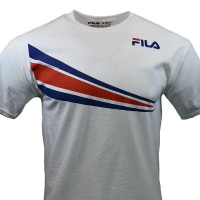 Italian Sports Apparel Logo - FILA MENS TEE T Shirt S TO 2XL Italy Flag Logo Athletic Sports