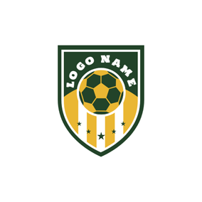 Green Soccer Logo - 45+ Free Football Logo Designs | DesignEvo Logo Maker