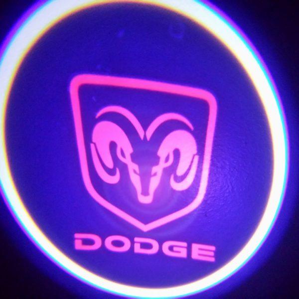 Blue Dodge Logo - Midwest Street Ryders » Dodge logo puddle ghost Lights -Wireless-