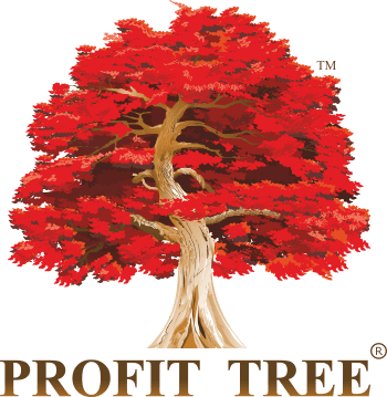 Tree with Red Logo - profit tree logo • Profit Tree