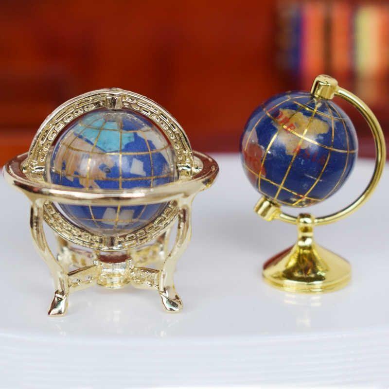 Gold Blue World Globe Logo - Detail Feedback Questions about 1PCS Metal 1:12 Miniature Vintage ...