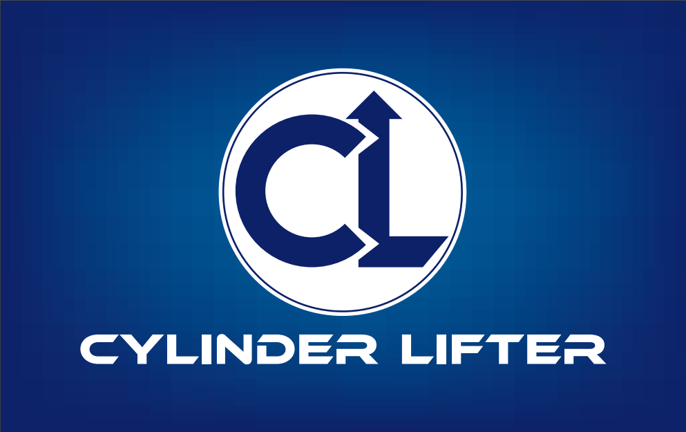 Blue Cylinder Logo - Gas Cylinder Lifter Device ® - Get Free Quote Today with EFP-Middle East