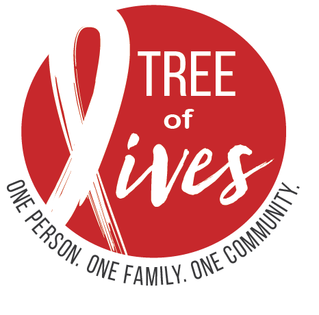 Tree with Red Logo - Tree of Lives