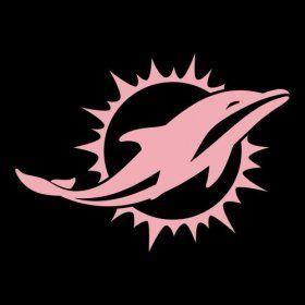 Pink Miami Dolphins Logo - Pink CAD-CUT Miami Dolphins Primary Logo 2013-Pres heat transfers 1 ...