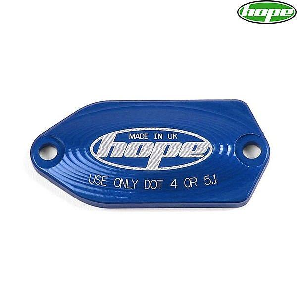 Blue Cylinder Logo - Hope Mini 07 Master Cylinder Lid, Blue HBSP194LB