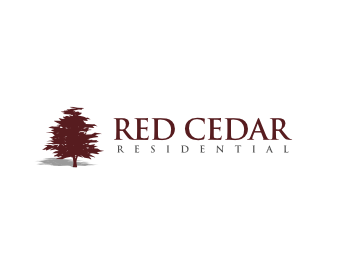 Tree with Red Logo - Red Cedar Residential logo design contest - logos by bc.branding