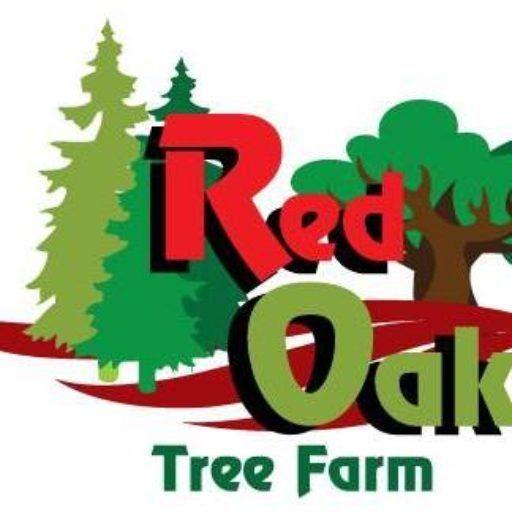 Tree with Red Logo - Red Oak Tree Farm