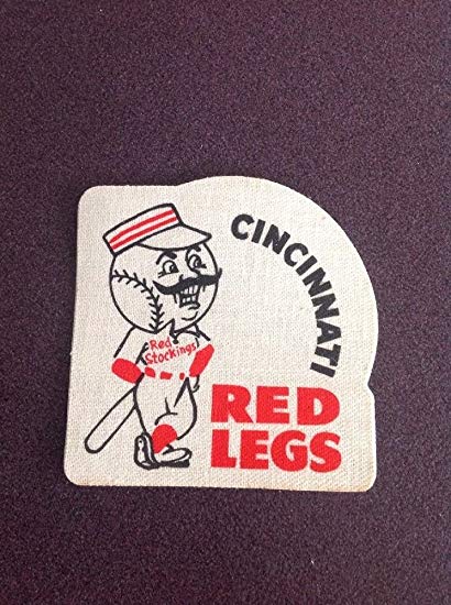 Red Legs Logo - 1955 CINCINNATI REDS RED LEGS MLB BASEBALL Red Stockings VINTAGE ...