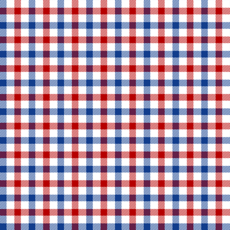 Red and Blue Check Logo - Red, White and Blue tartan check wallpaper - weavingmajor - Spoonflower