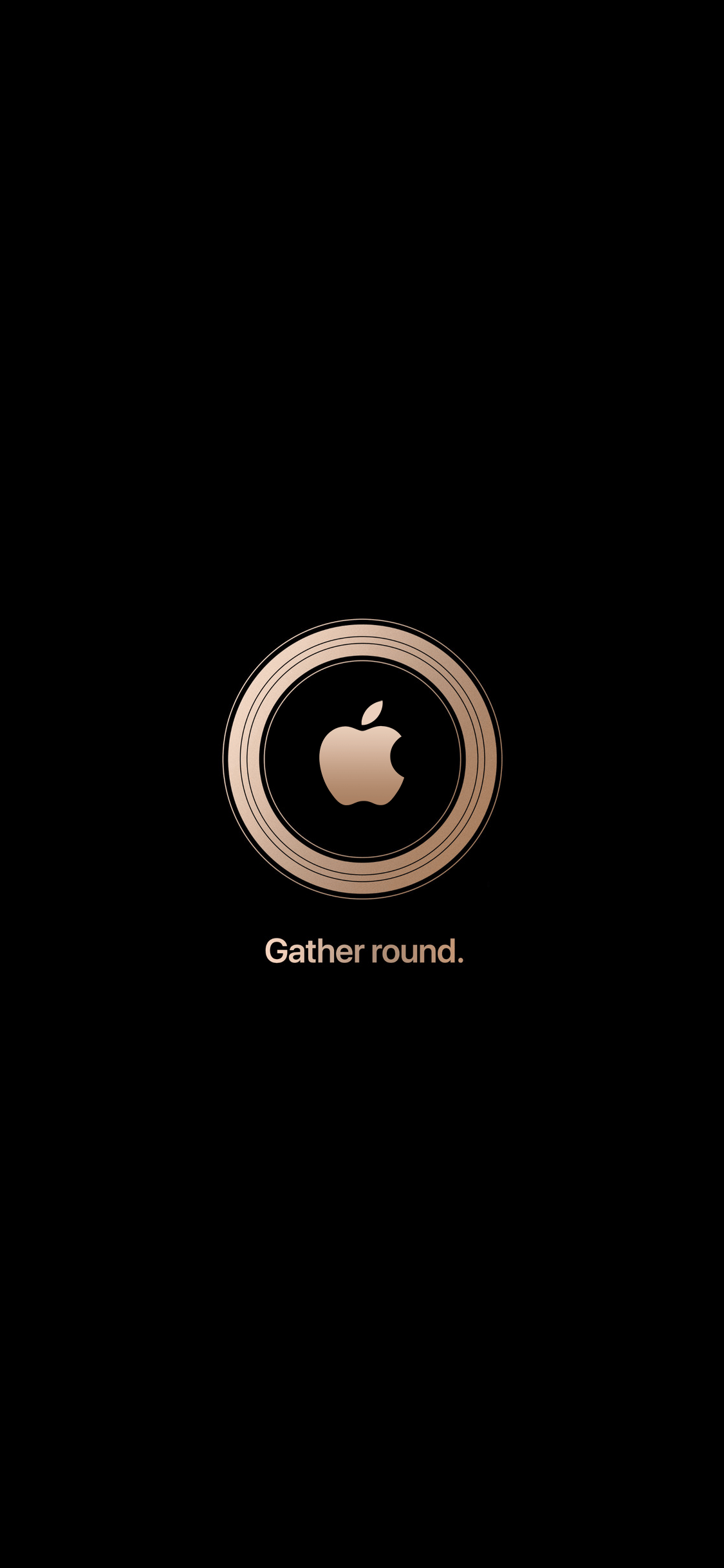 iPhone X Logo - Gather round Apple event wallpapers