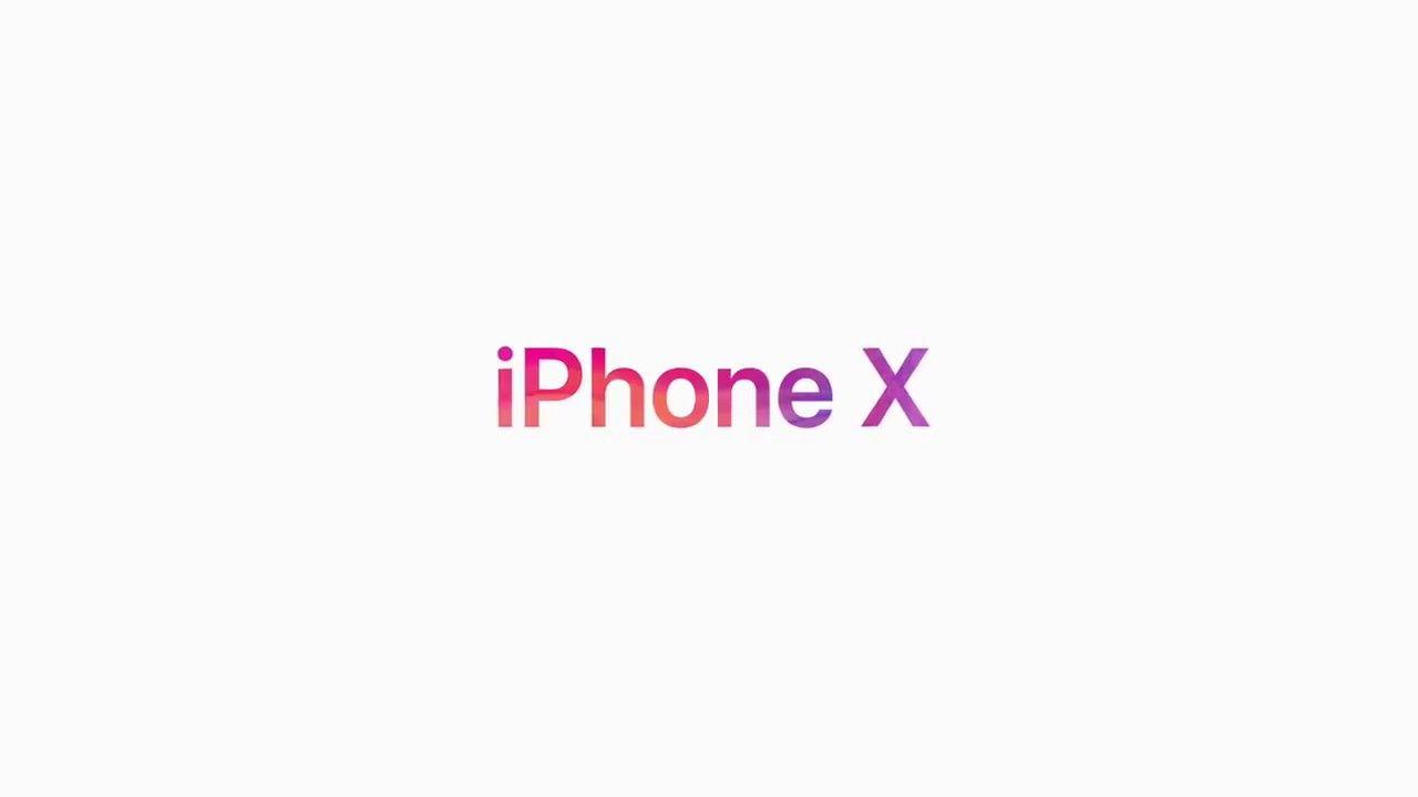 iPhone X Logo - IPhone X (8) TRAILER OFICIAL APPLE - YouTube