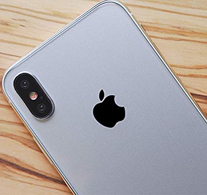 iPhone X Logo - Amazon.com : Black Color Changer Overlay for Apple iPhone X Logo ...