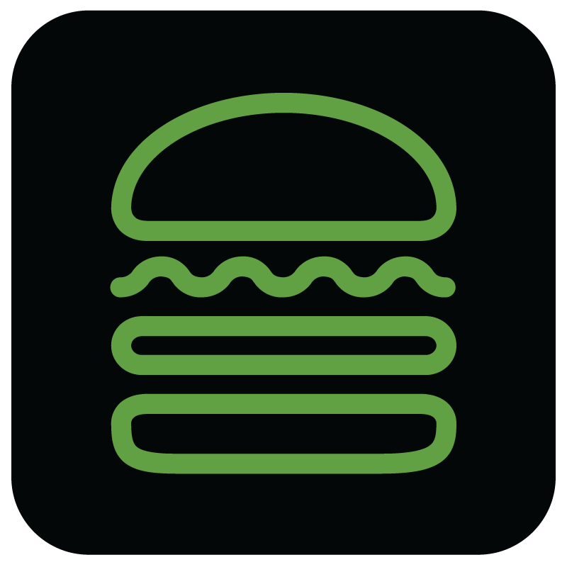 N and Black Square Logo - Shake Shack - Serving Up Delicious Burgers & Shakes Since 2004