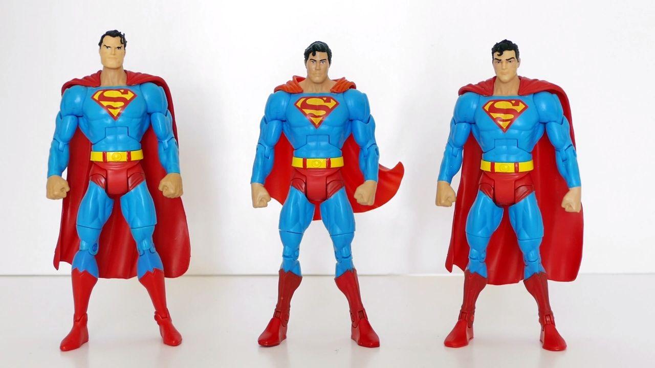 Light Blue Superman Logo - DC UNIVERSE CLASSICS Light Blue RARE Unreleased SUPERMAN - YouTube