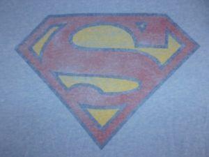 Light Blue Superman Logo - DC Comics Superman Logo Light Blue T Shirt Mens Size Small | eBay