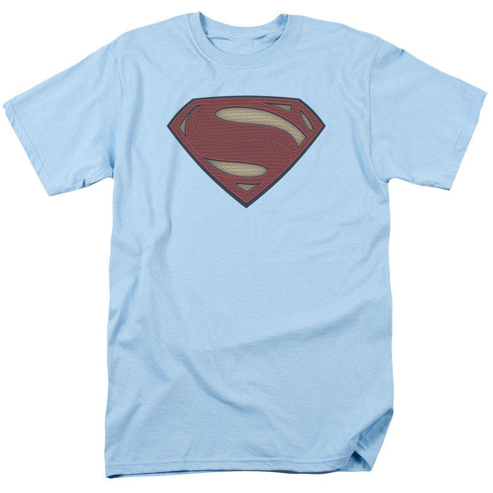 Light Blue Superman Logo - Trevco Batman v Superman Super Movie Logo Light Blue