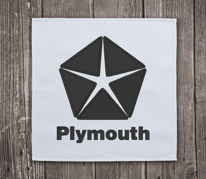 Plymouth Logo - Plymouth logo embroidery design for instant download