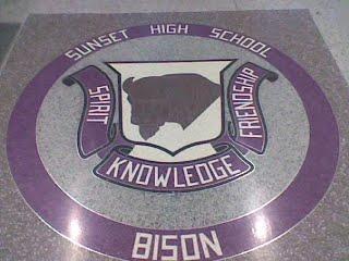 Sunset Bison Logo - Sunset Bison 1970