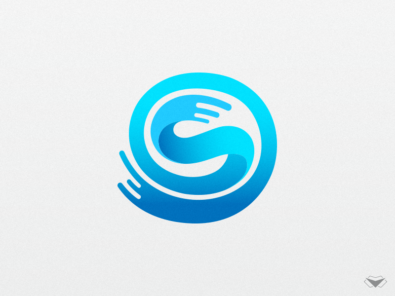 Blue Letter S Logo - Liquid Letter S Logo by visual curve | Dribbble | Dribbble