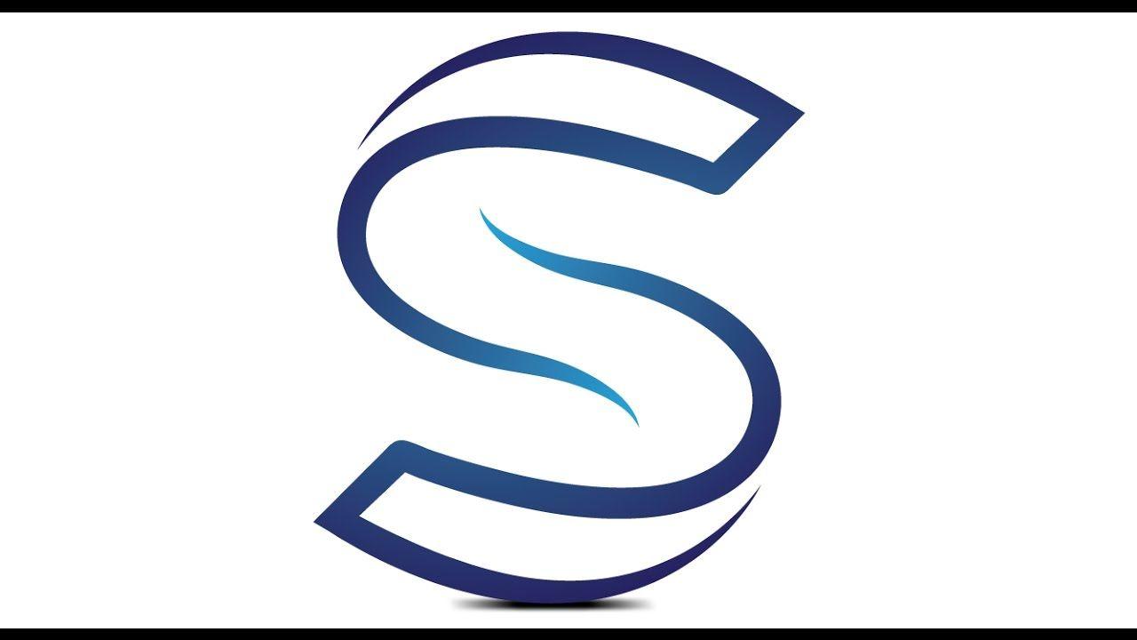 S Logo - illustration cc tutorial : S letter logo - YouTube