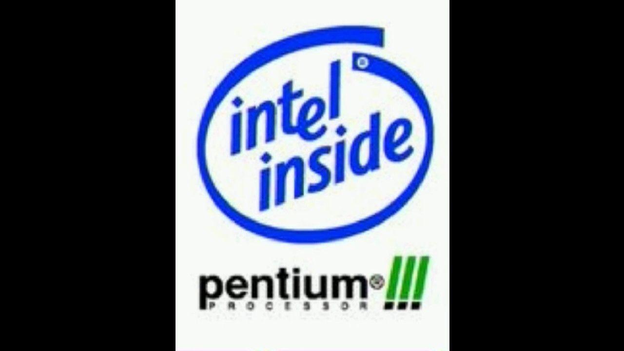 Intel Pentium 3 Logo - Intel Pentium III Logo 2000 2002