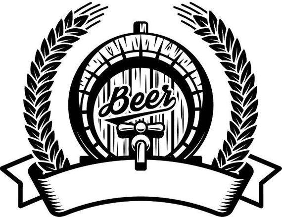 Beer Logo - Beer Logo 10 Barrel Wreath Sunburst Wheat Pub Bar Tavern | Etsy